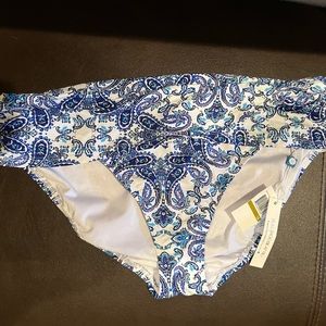 Blue paisley bikini bottoms. Bleu/Rod Be At Tie side 14